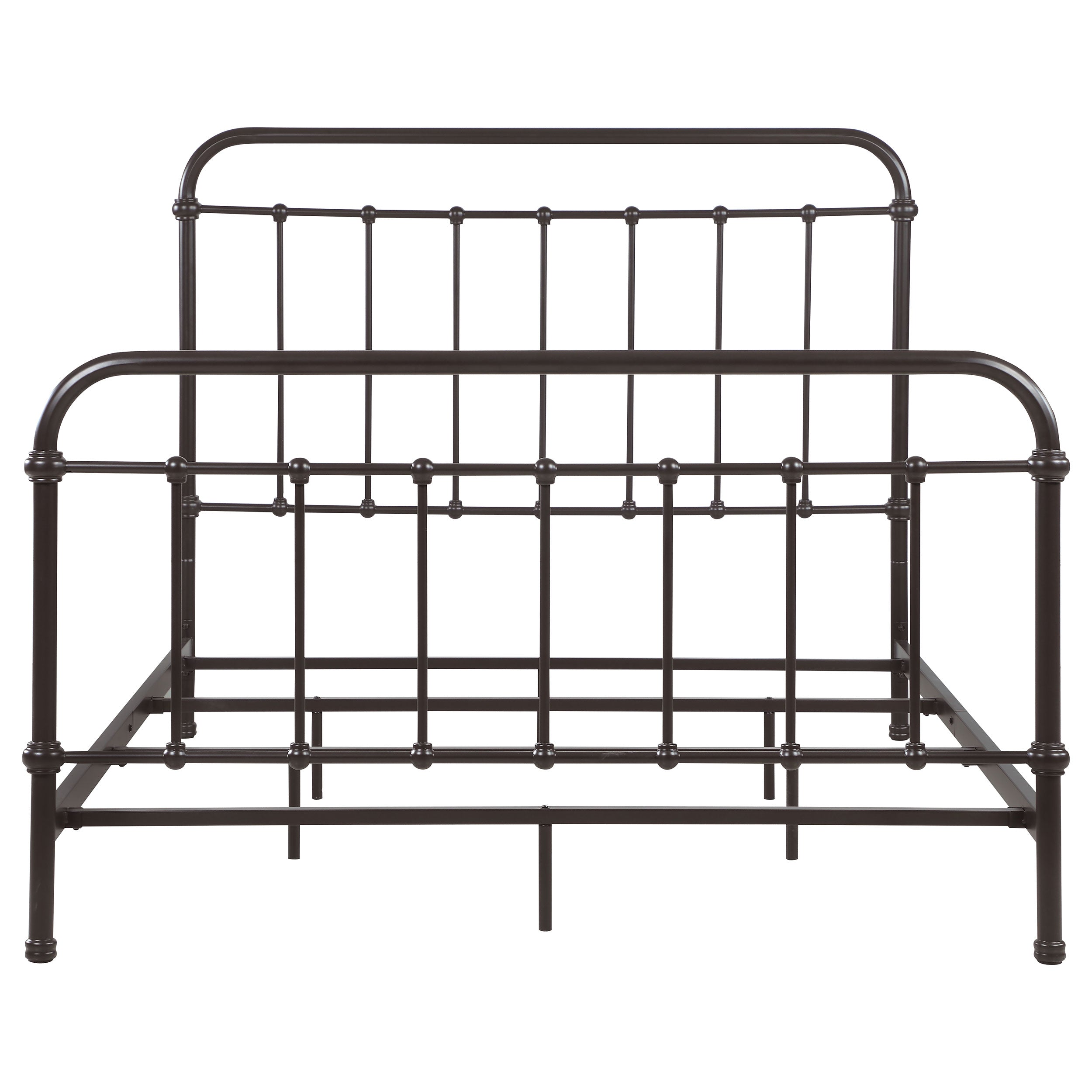 Livingston Metal Queen Open Frame Bed Dark Bronze — view 3