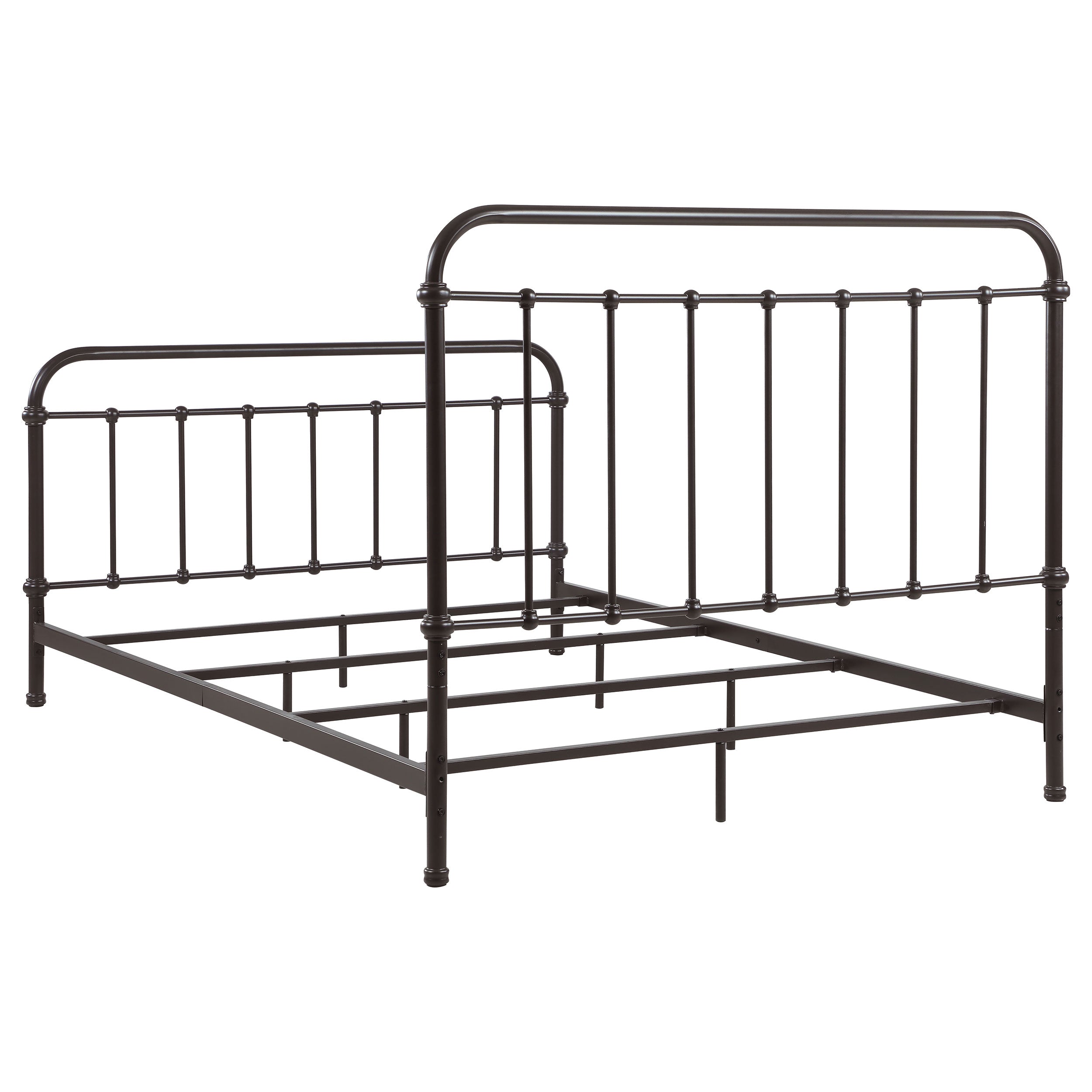 Livingston Metal Queen Open Frame Bed Dark Bronze — view 6