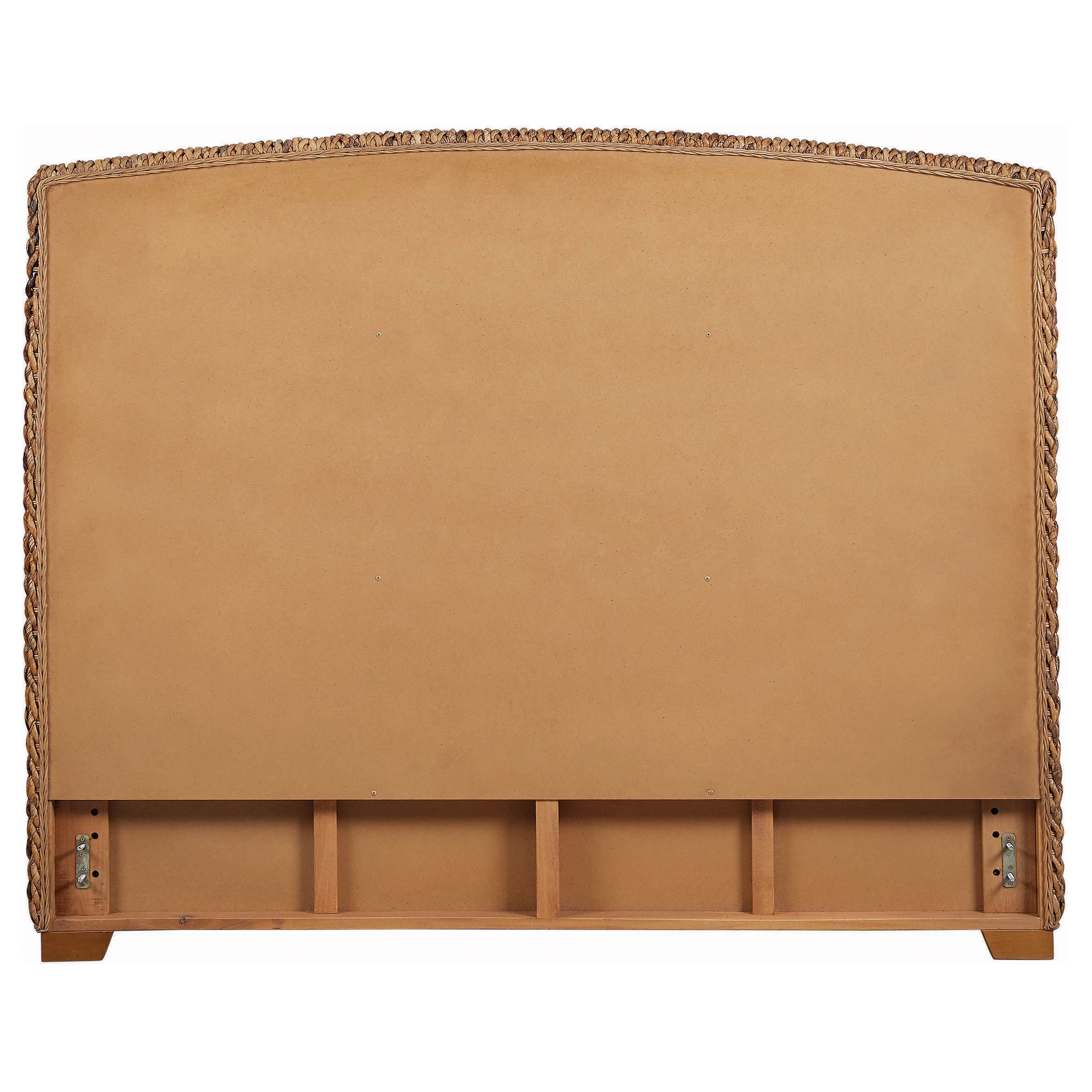 Laughton Woven Banana Leaf California King Headboard Amber — view 3