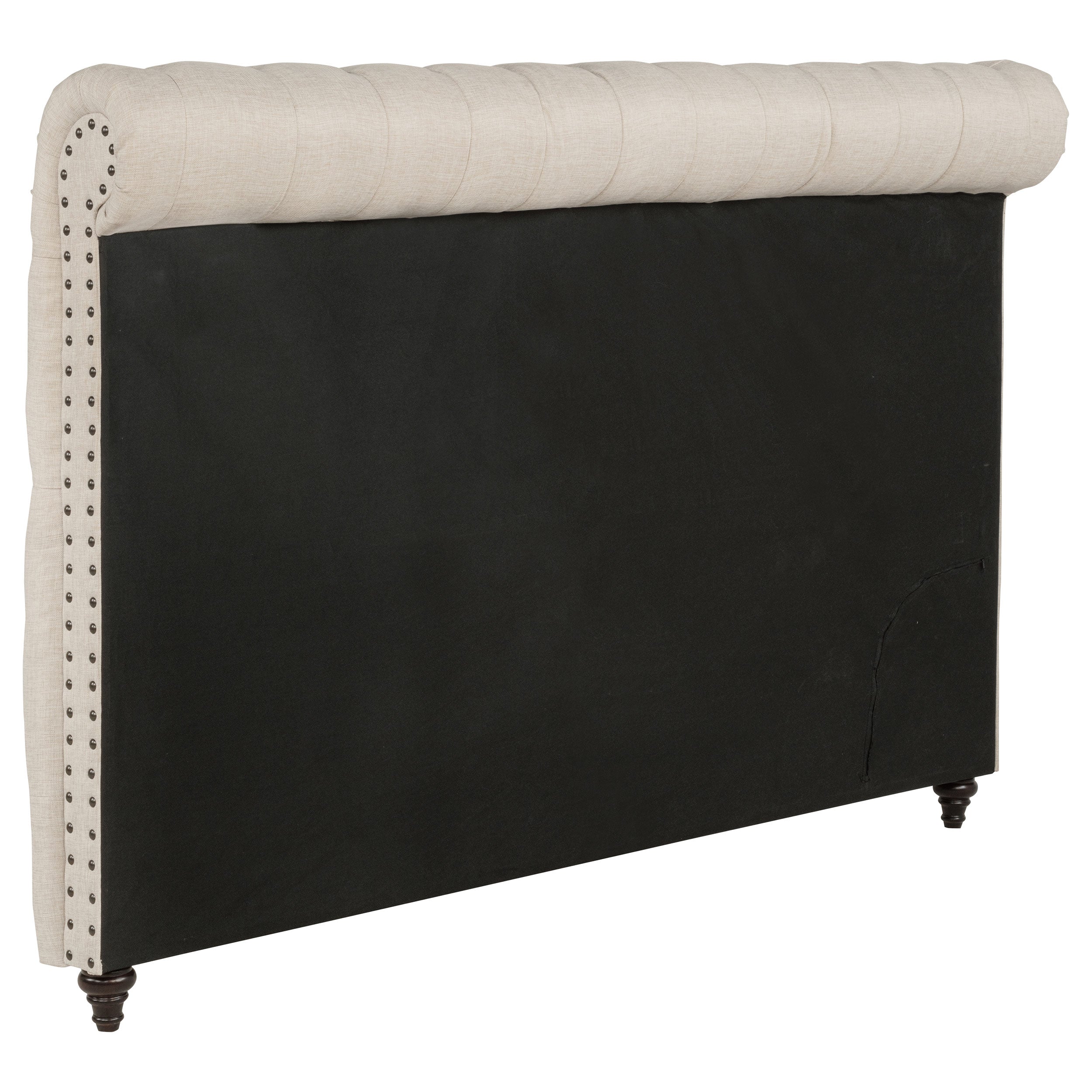 Devon 57-inch Upholstered Queen Headboard Beige — view 3