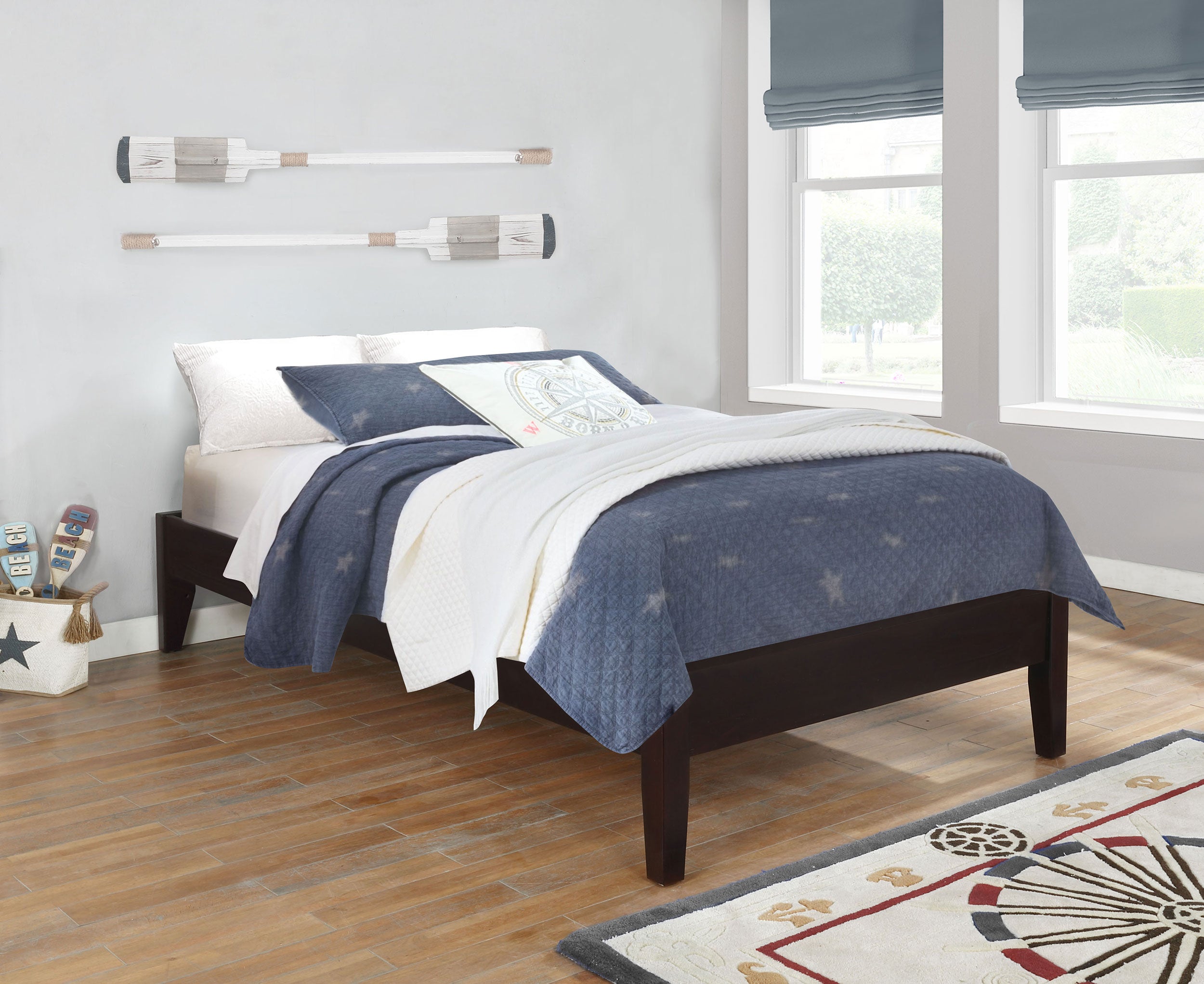 Hounslow Twin Universal Platform Bed Cappuccino — view 2