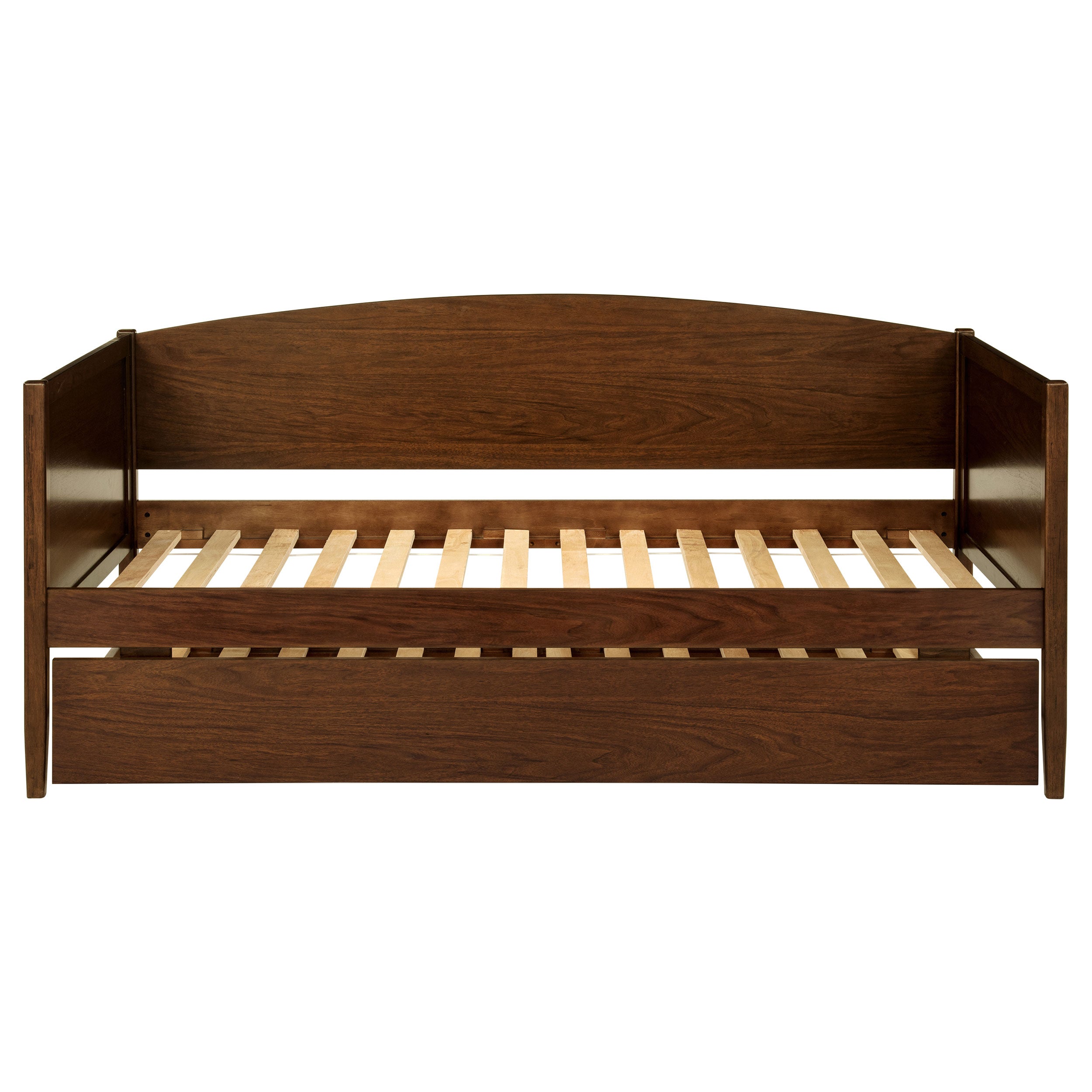 Bozeman Wood Twin Daybed With Trundle Medium Walnut — view 5