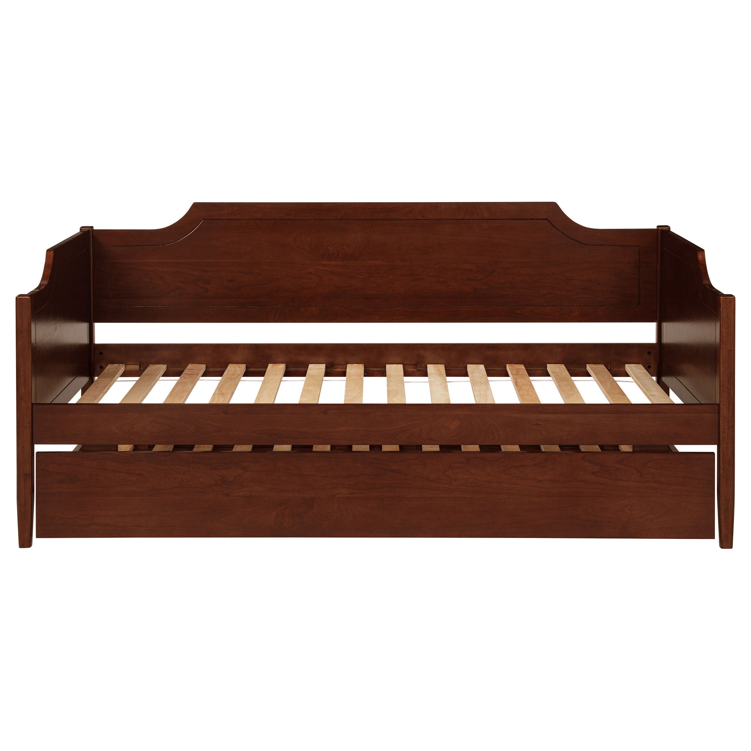 Redding Wood Twin Daybed With Trundle Cherry — view 5