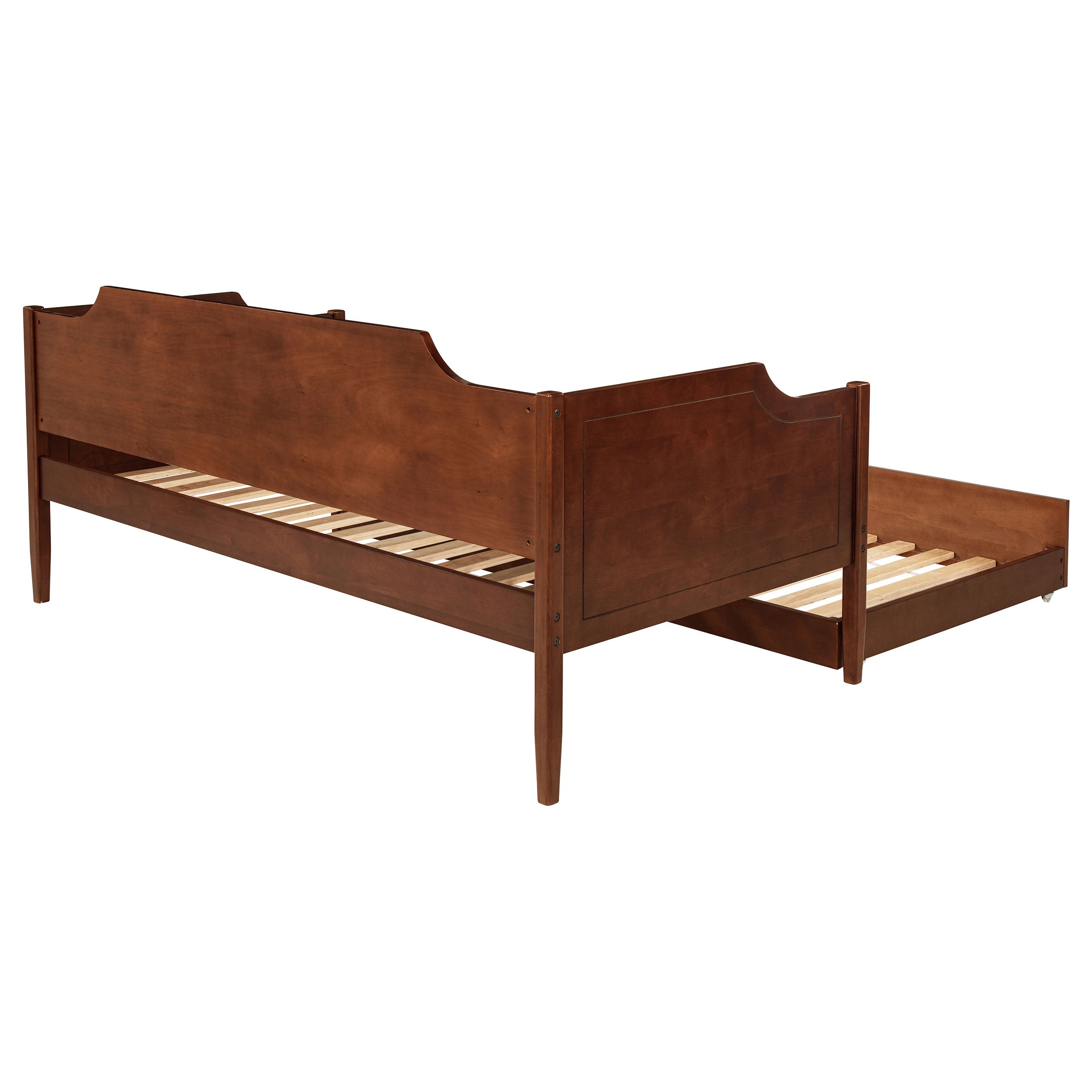 Redding Wood Twin Daybed With Trundle Cherry — view 11
