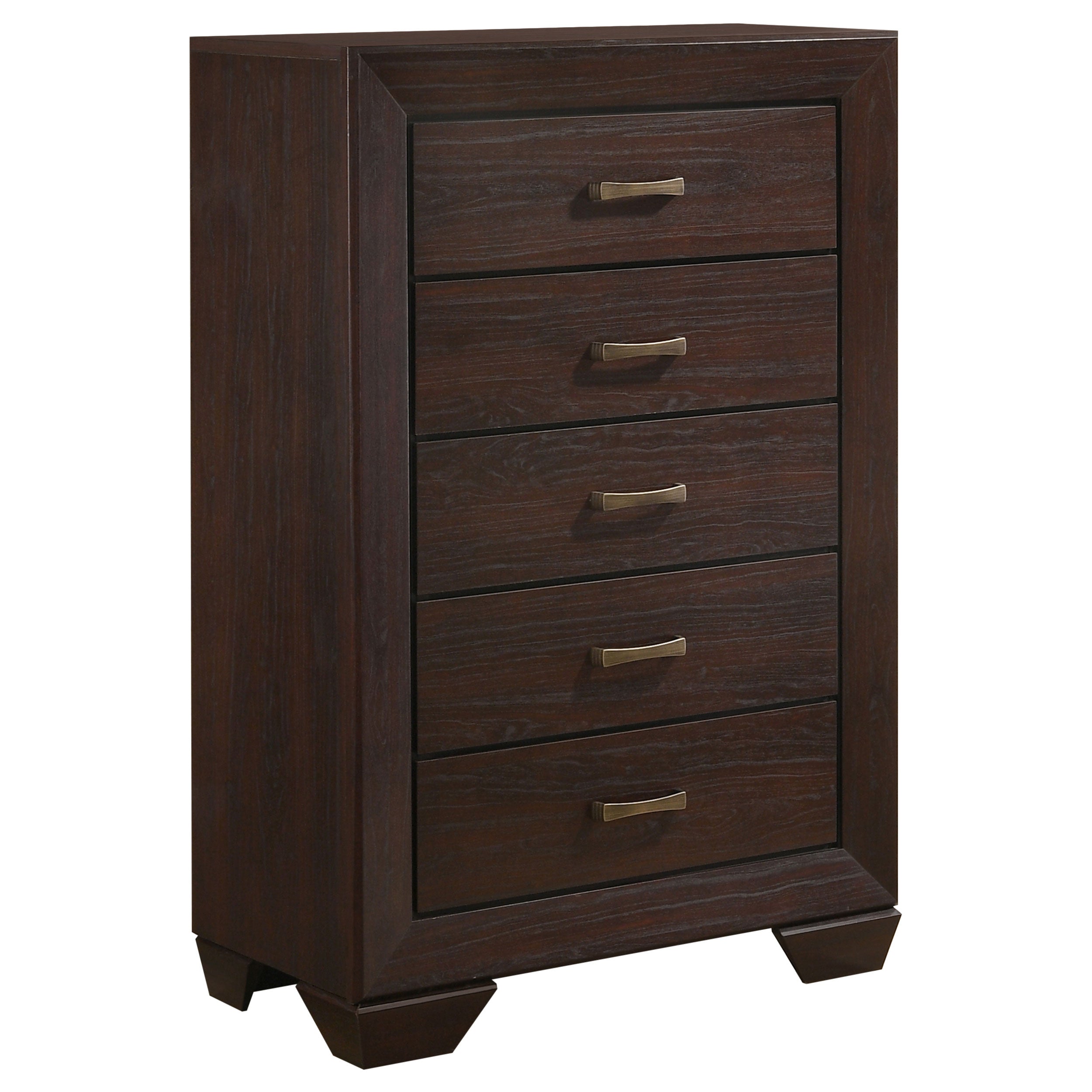 Dorian 5-piece Twin Bedroom Set Dark Cocoa — view 12