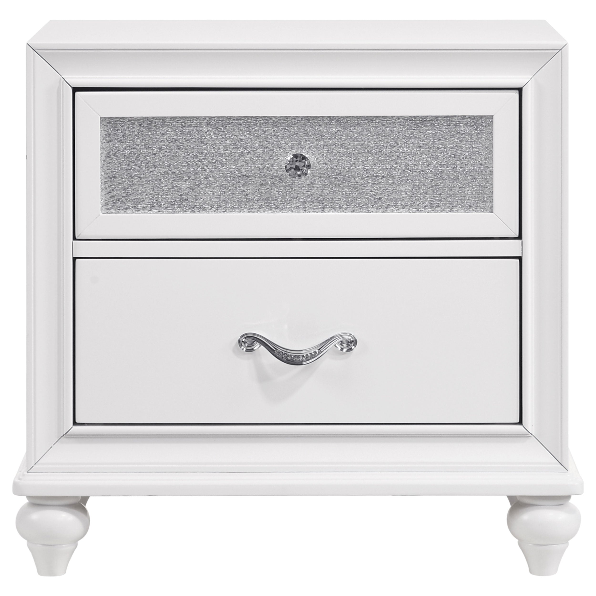 Barzini 4-piece California King Bedroom Set White — view 5