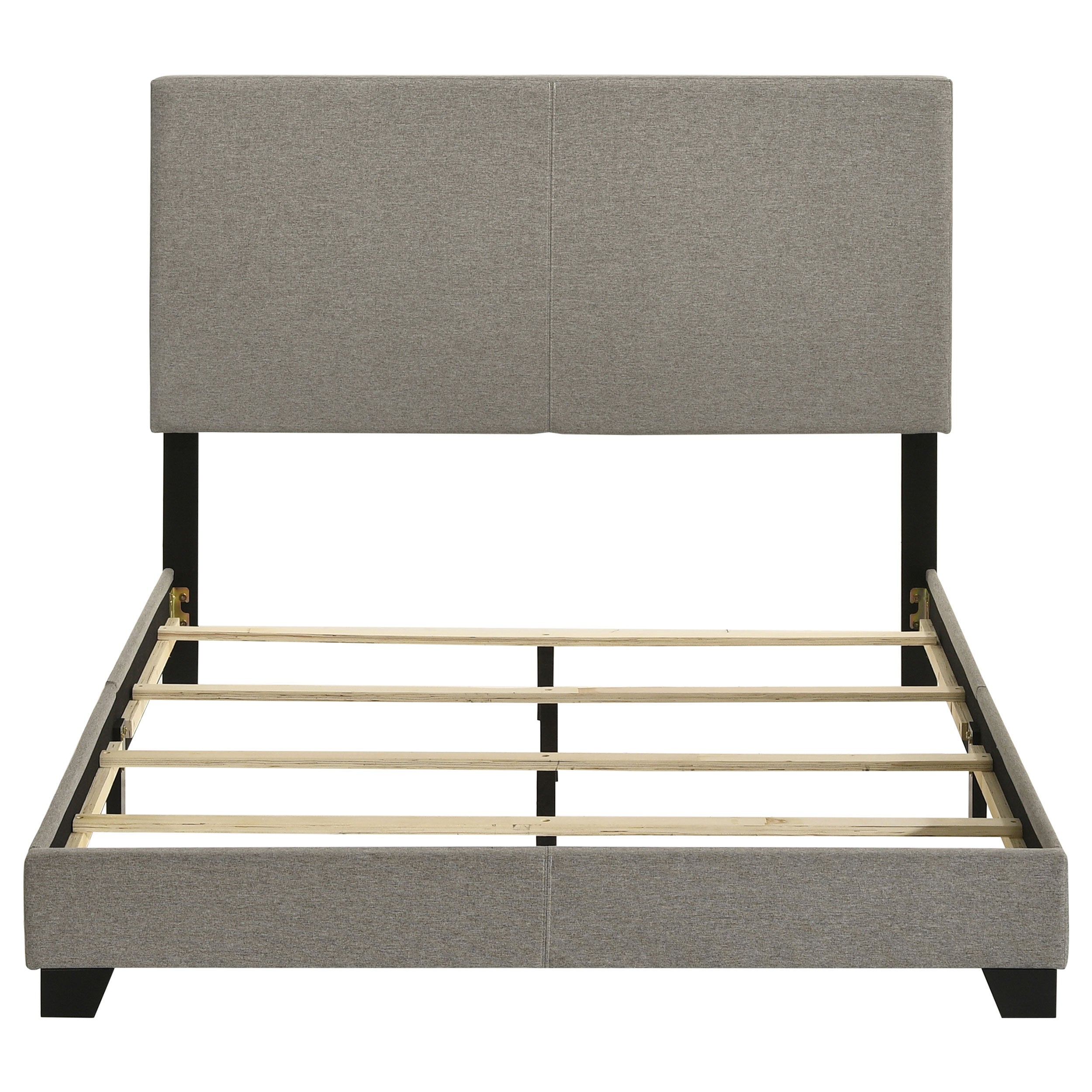 Dorian Fabric Upholstered Full Panel Bed Taupe — view 4