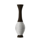 Tall Designer Floor Vase With Elegant 2 Tone