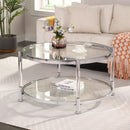 Contemporary Round Tempered Glass Table