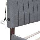 Upholstered Platform Bed With Trundle