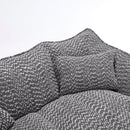 Comfortable Dual Beanbag Chair With High Resilience Foam Core For 2 People