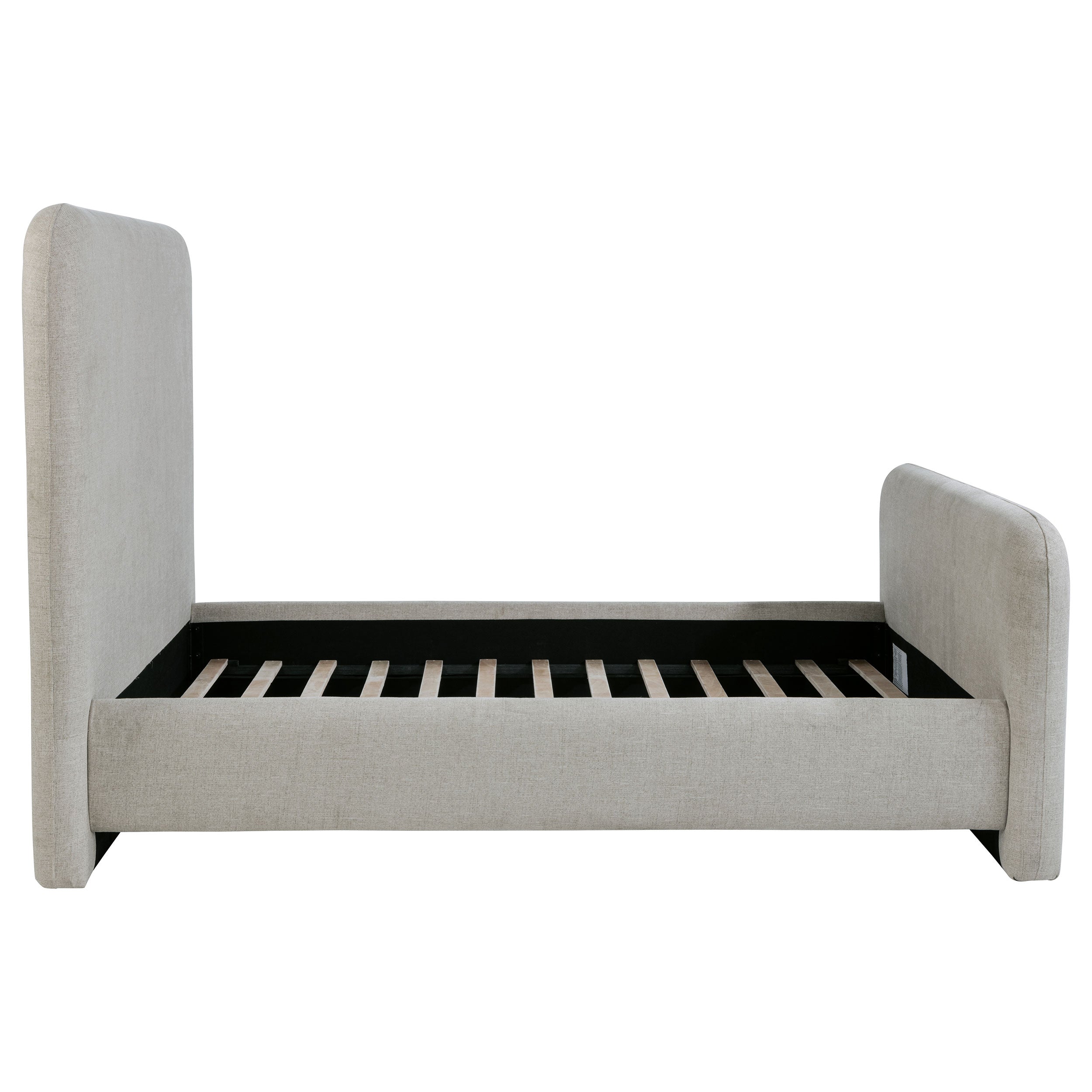 Wren Upholstered Queen Panel Bed Grey — view 6