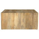 Benton - Square Solid Mango Wood Coffee Table - Natural