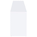 Laughlin - 4 Door Engineered Wood TV Stand - White