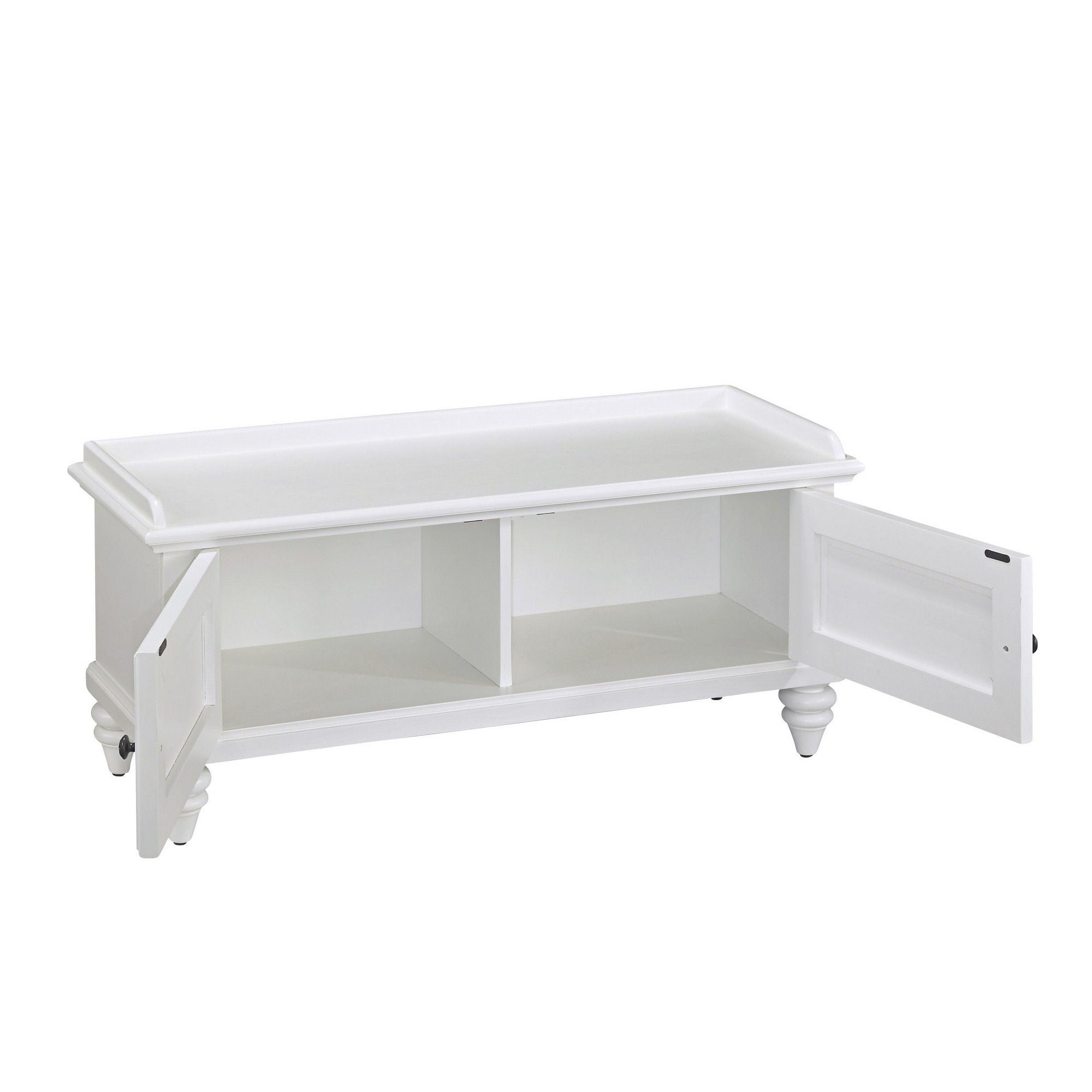 Bermuda - Storage Bench - White