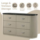 Travonte - Dresser - Gray / Beige