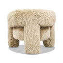 Avalon - Genuine Sheepskin Fur Split Barrel Back Accent Chair - Natural Blonde