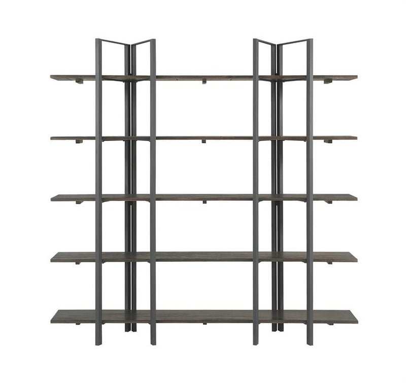 Aspen Court Etagere 5 Shelf Metal Bookshelf