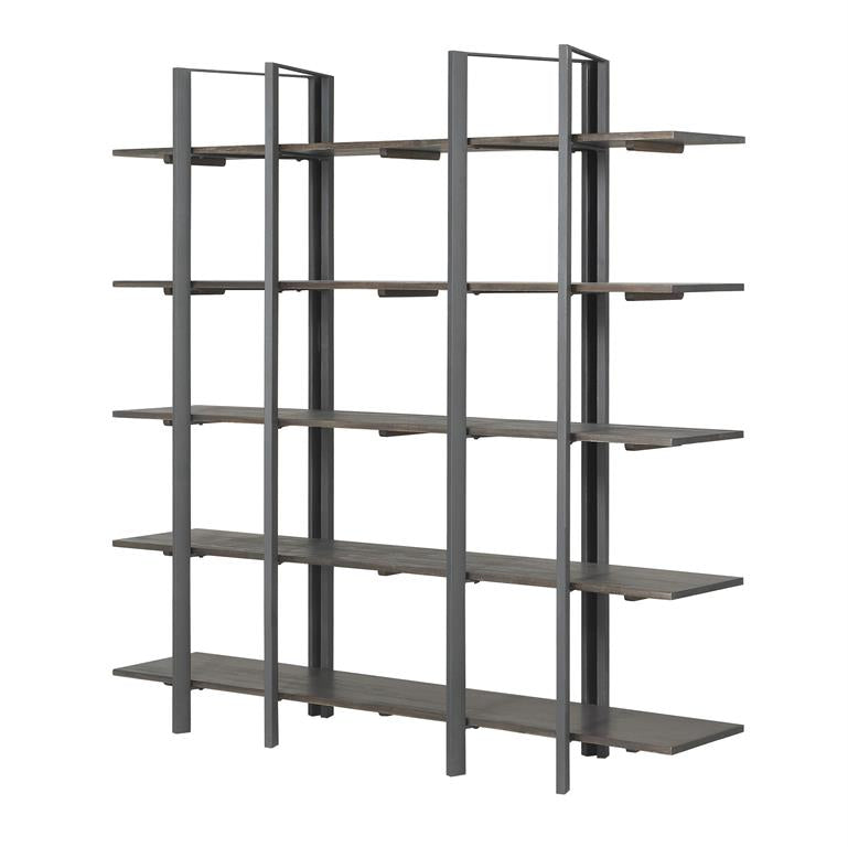 Aspen Court Etagere 5 Shelf Metal Bookshelf