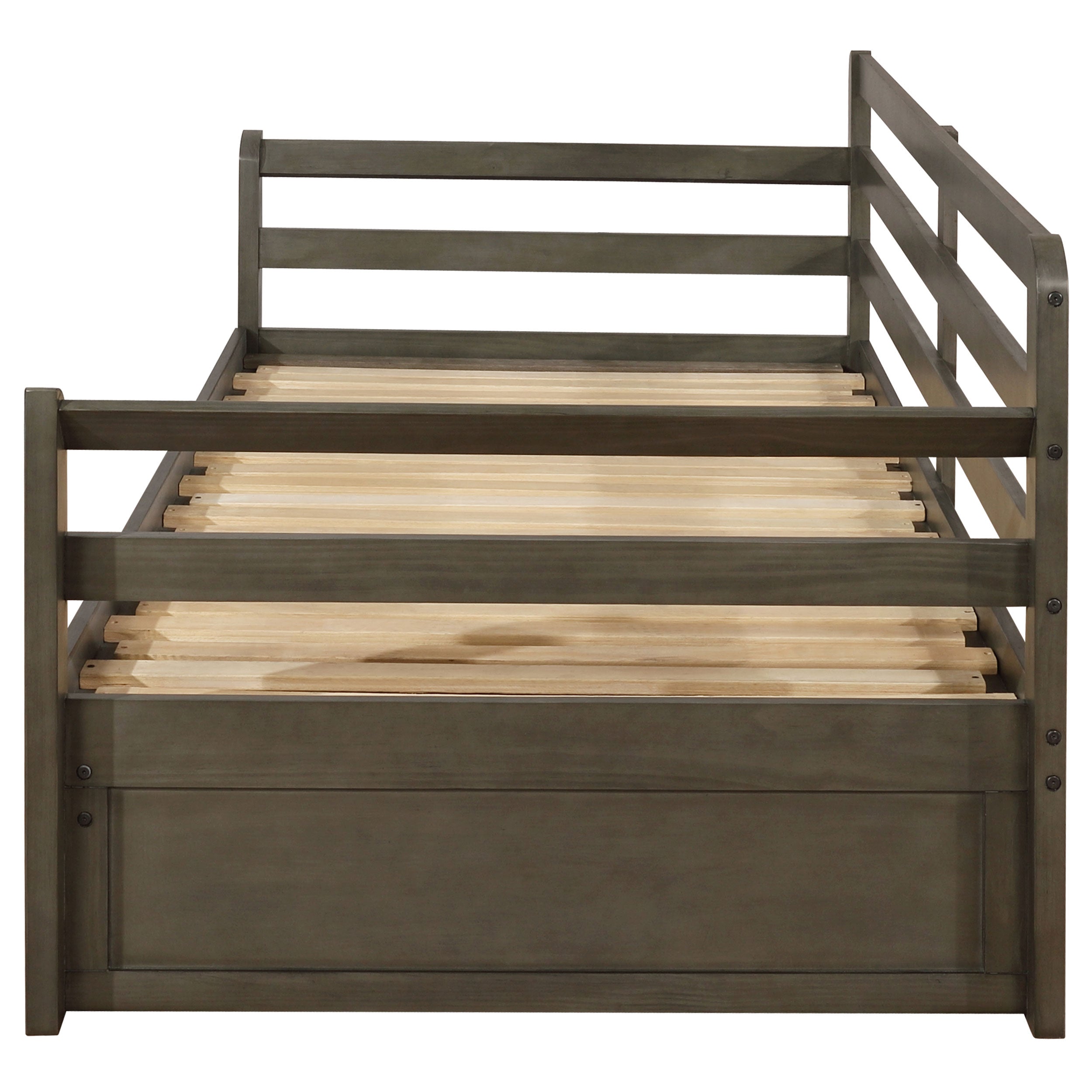 Sorrento 2-drawer Twin XL Daybed with Extension Trundle Grey — view 7