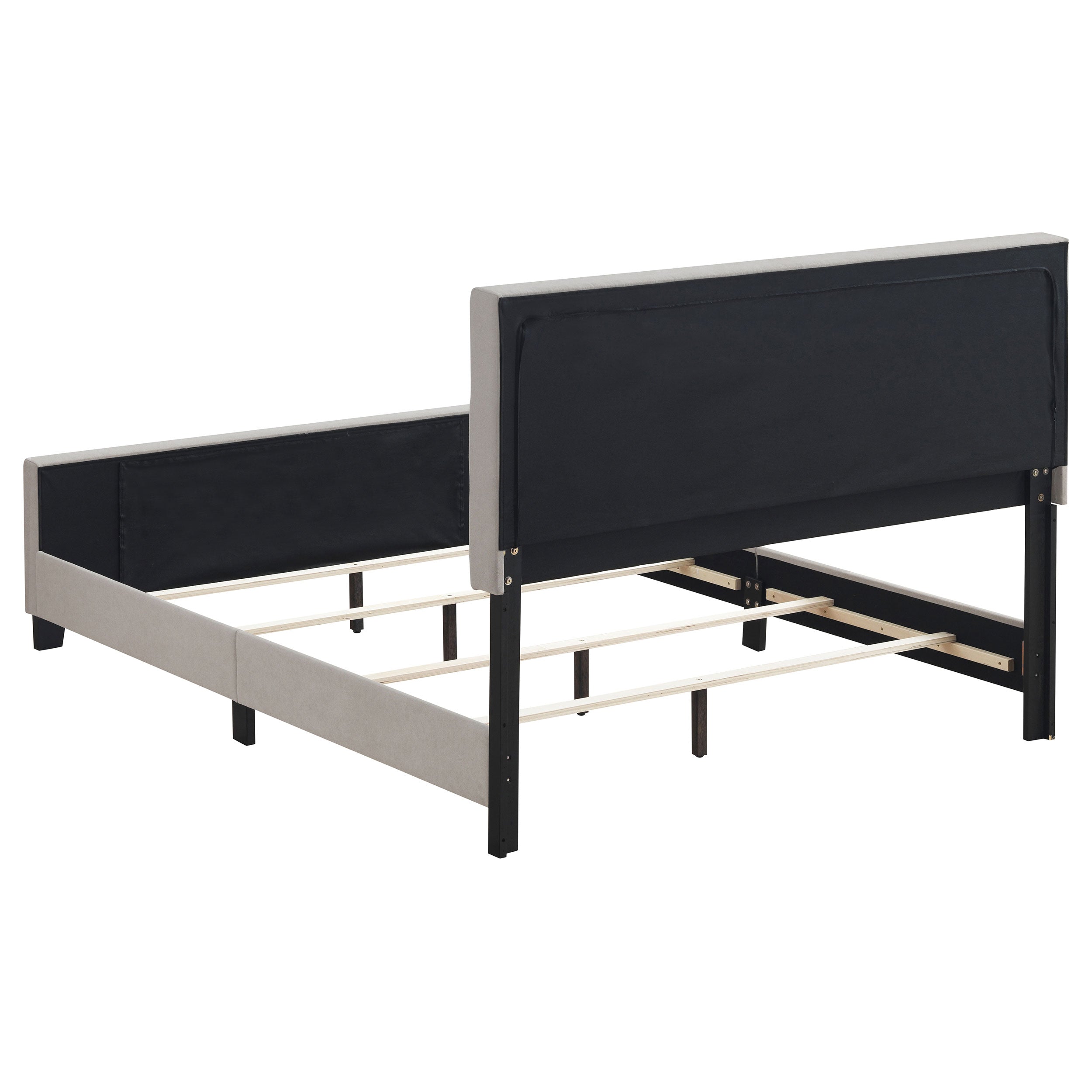 Fairfield Upholstered Eastern King Panel Bed Beige — view 4