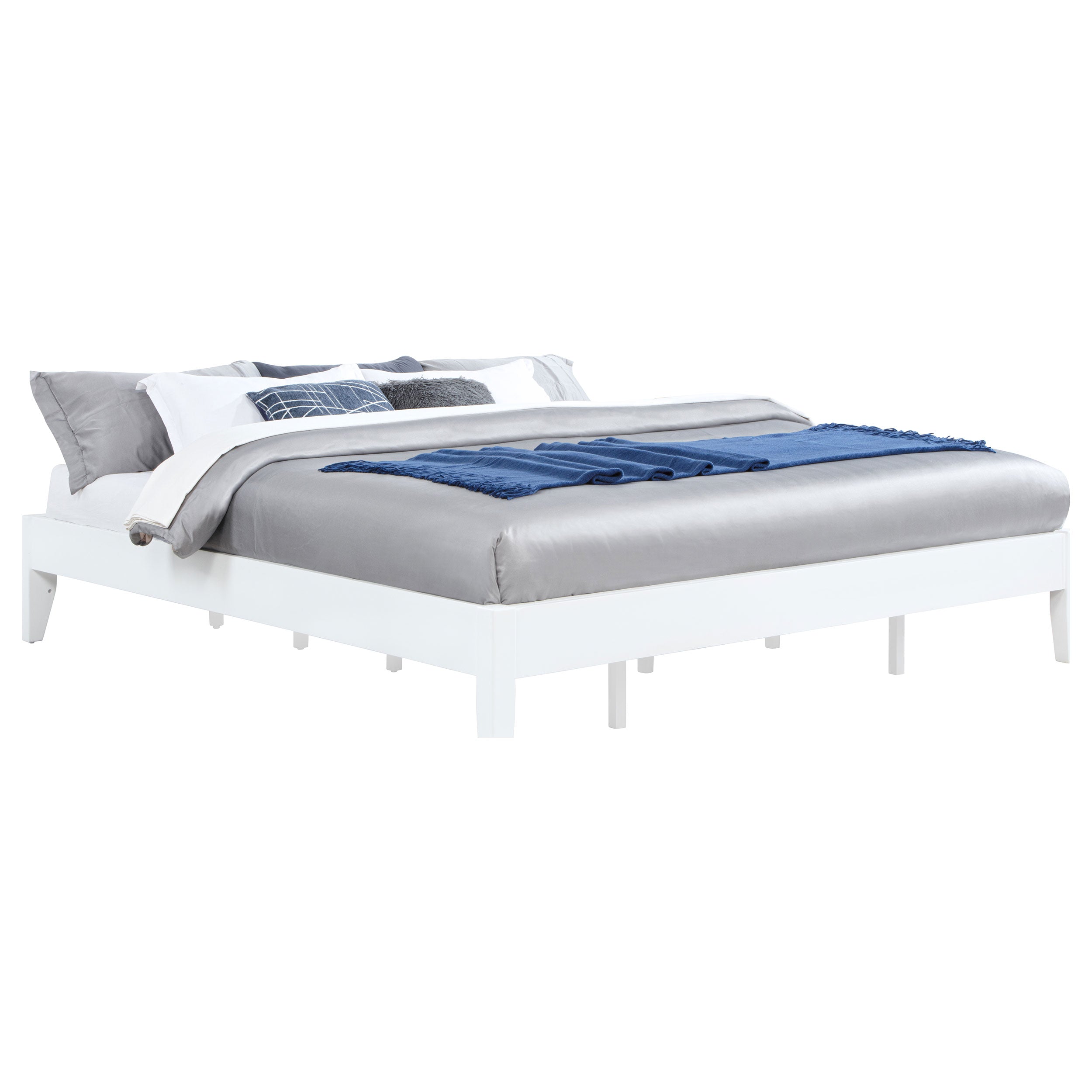 Hounslow Eastern King Universal Platform Bed White — view 3