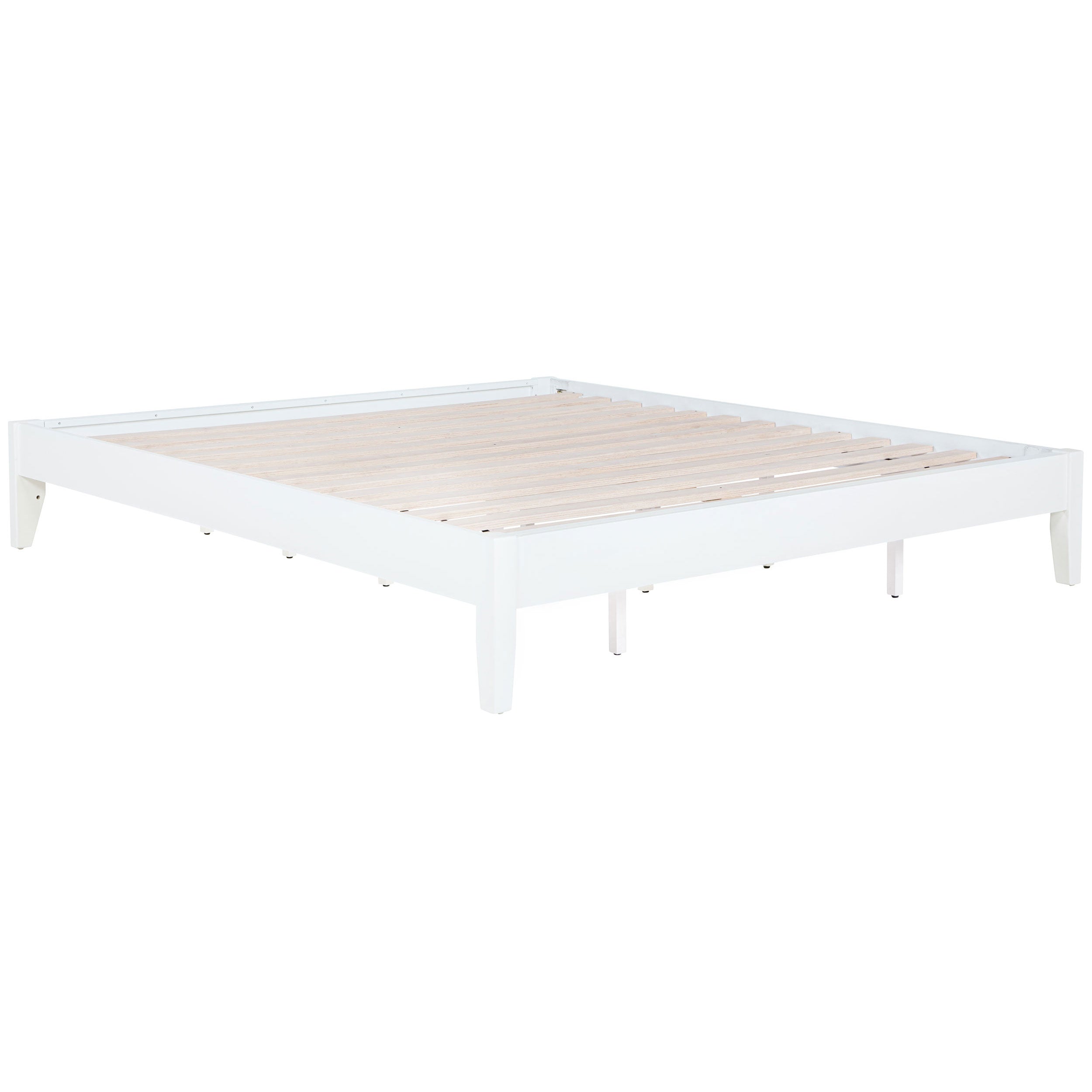 Hounslow California King Universal Platform Bed White — view 1