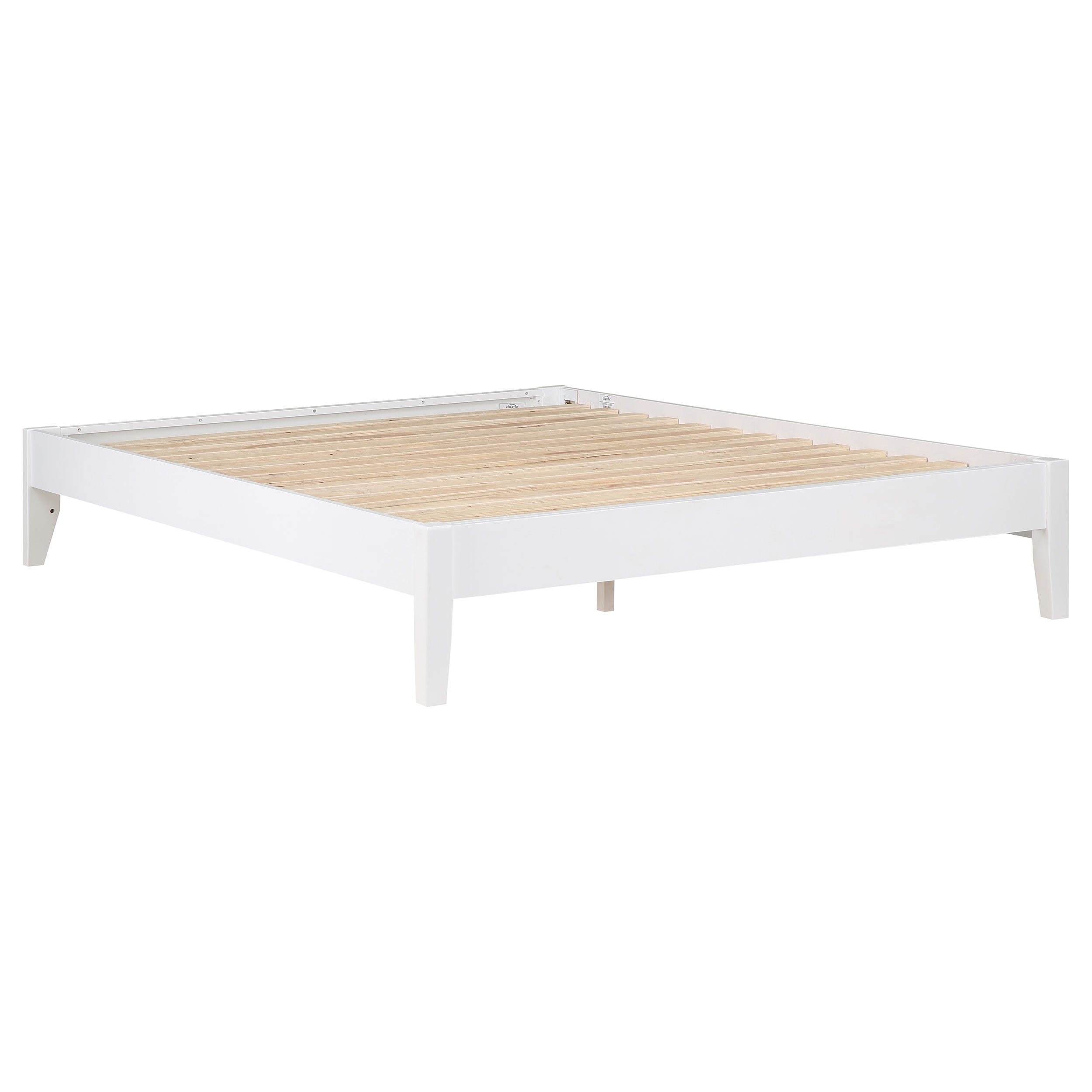 Hounslow Queen Universal Platform Bed White — view 1