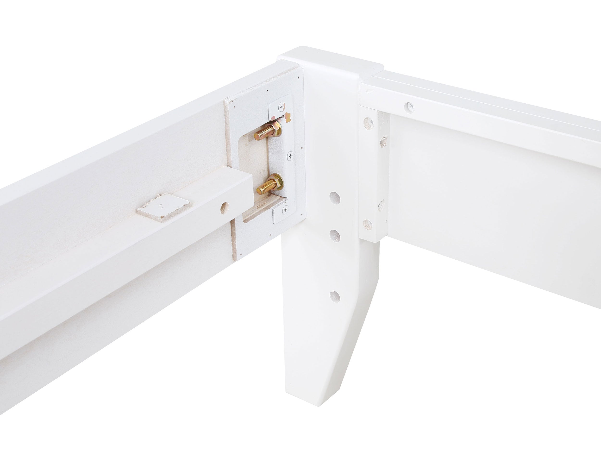 Hounslow Queen Universal Platform Bed White — view 7