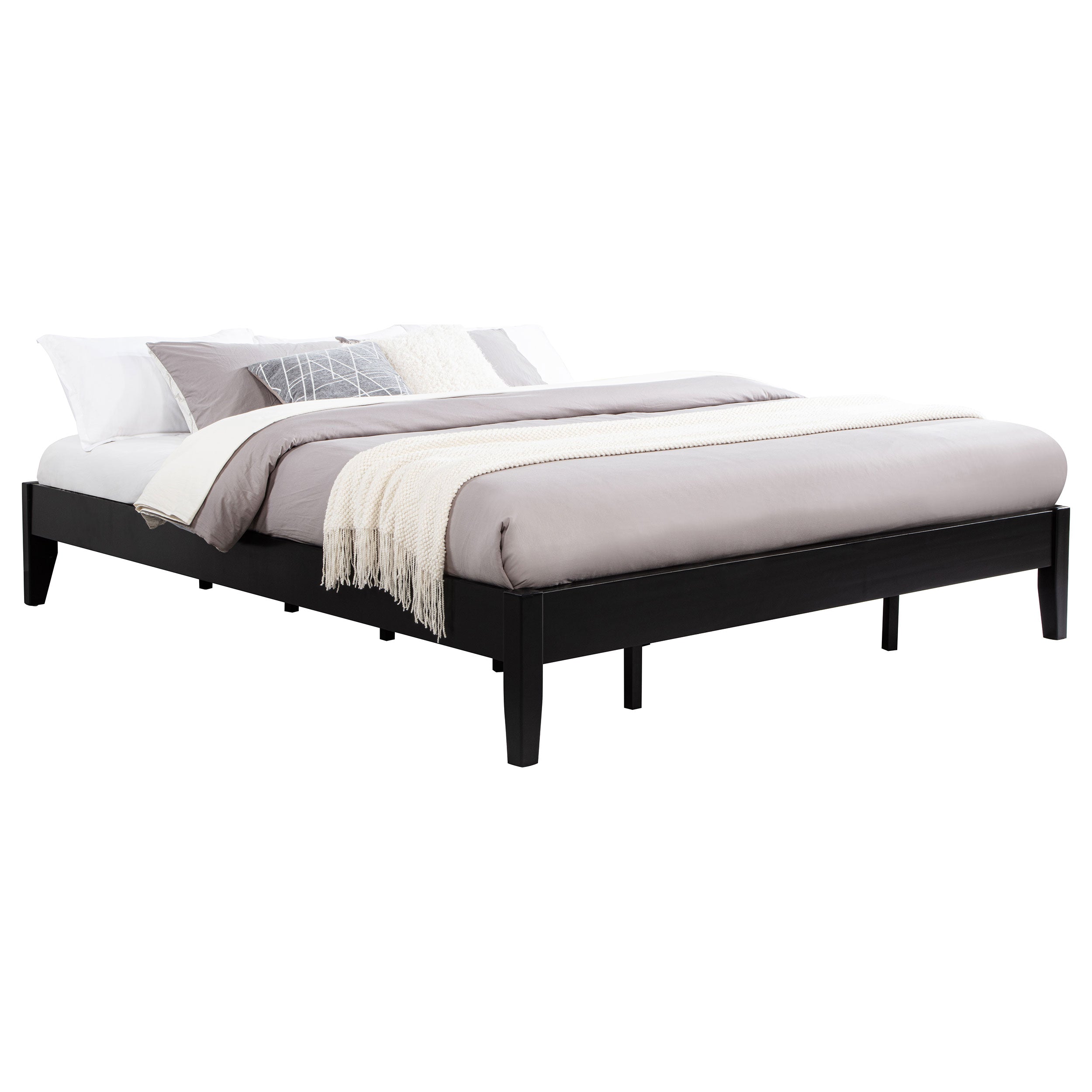 Hounslow Eastern King Universal Platform Bed Black — view 3