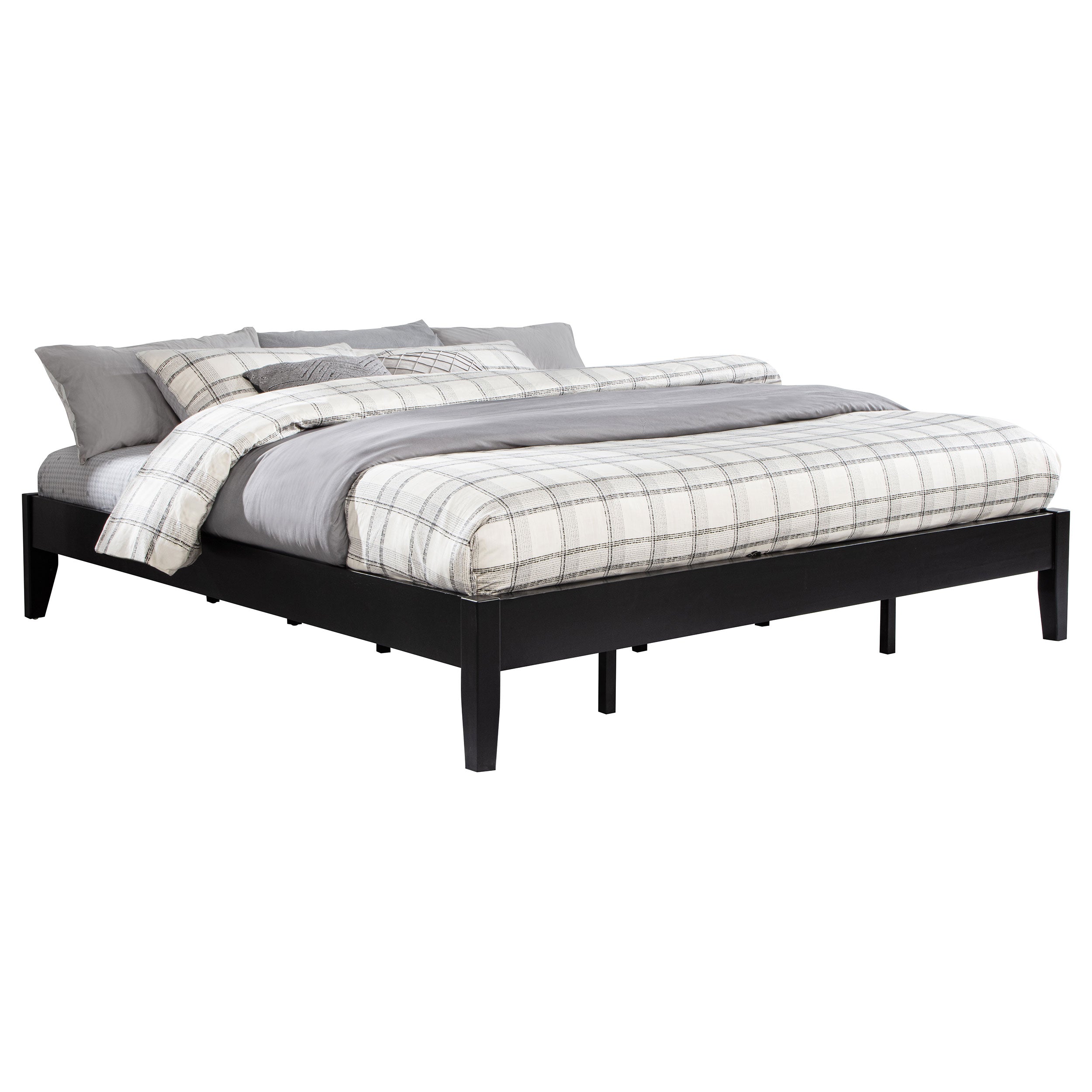 Hounslow California King Universal Platform Bed Black — view 3
