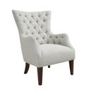 Hannah - Button Tufted Wing Chair