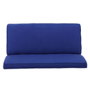 Contemporary Loveseat With Upholstered Fabric And Birch Wood Legs