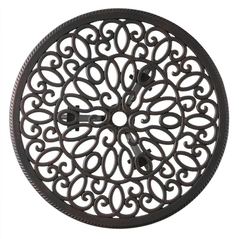 Charleston 3 Pieces Cast Bistro Set - Copper