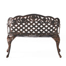 Lucia - Outdoor Garden Bench - Copper