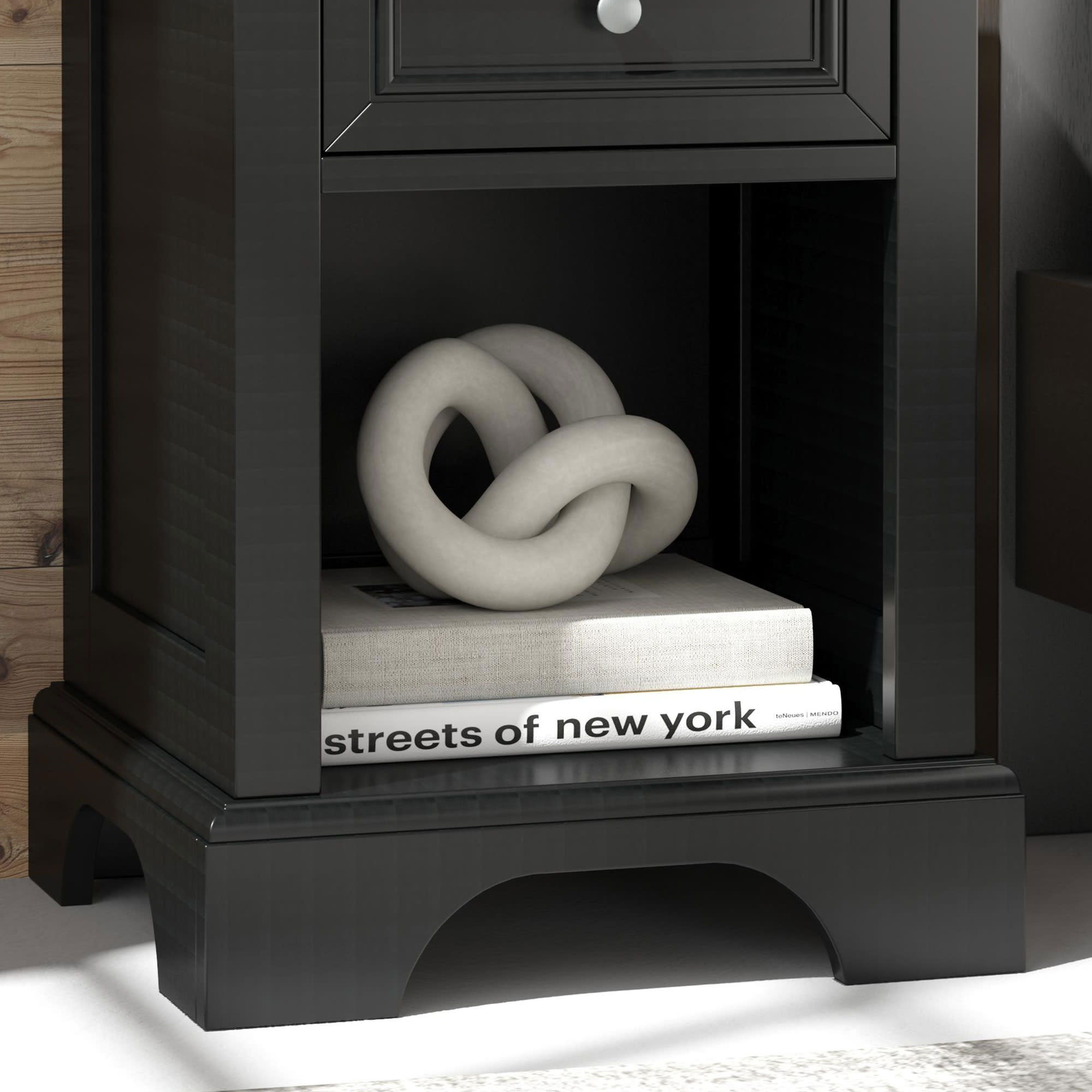 Bedford - Nightstand - Black
