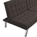 Modern Sofa Bed With Wood Frame And Stainless Legs