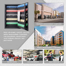 Adjustable Key Cabinet With Combination Lock