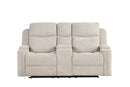 Galya - 3 Piece Living Room Set Sofa Loveseat Chair - Light Gray