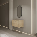 Modern Wall Mounted Bathroom Vanity With Soft Closing Doors