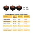 Interlocking Deck Tiles Striped Pattern, Waterproof Anti Mildew Brown