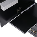 Modern Bathroom Vanity With Ceramic Sink, Solid Frame And Storage Solutions