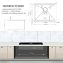 Laundry Workstation Undermount Utility Sink, Deep Single Bowl