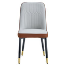 Modern Dining Chair With Metal Leg