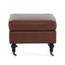 Ottoman, Square Design - Brown