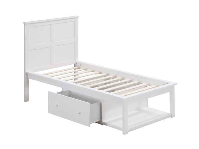 Iolanda - Twin Bed - White Finish