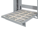 Murphy Wall Bed With Shelves, Wardrobe And LED Lights