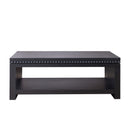 Modern Coffee Table With Beaded Trim