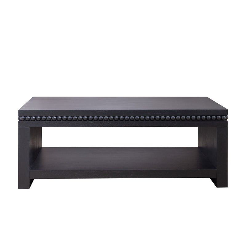 Modern Coffee Table With Beaded Trim