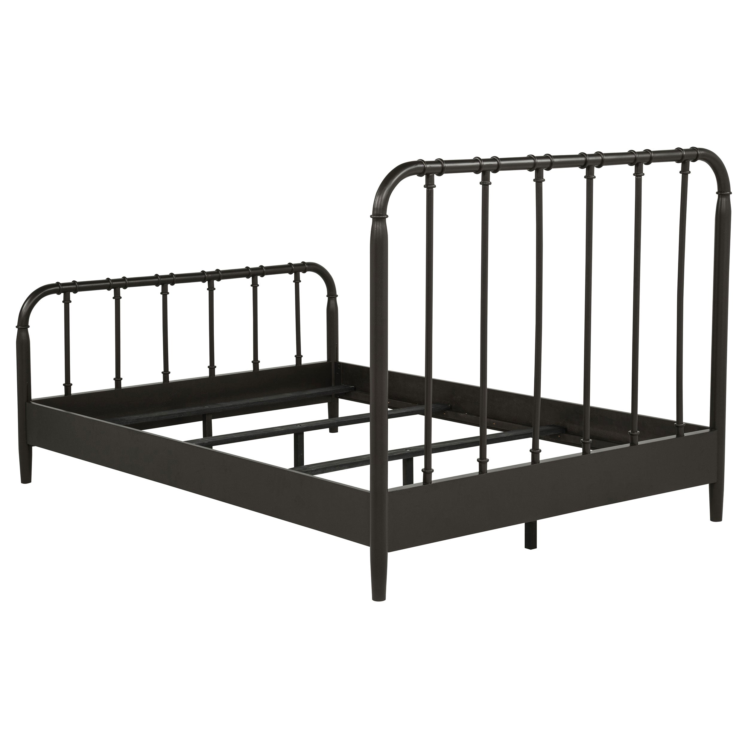 Rocco All Wood Water Pipe Open Frame Full Bed Dark Bronze — view 5